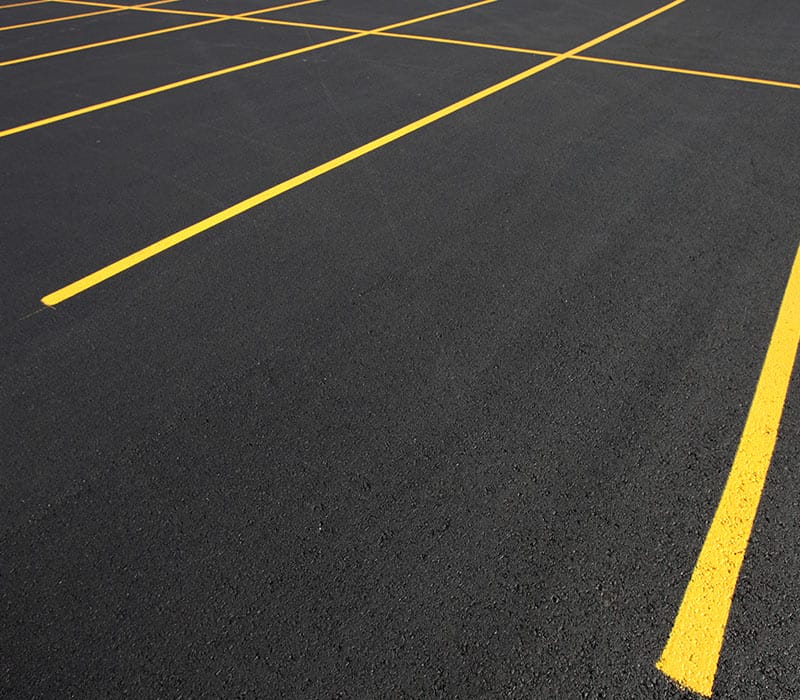 parking lot stripes black pearl sealcoating